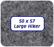 The Large Hiker size, 50 x 57.