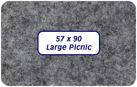The Large Picnic size, 57 x 90.